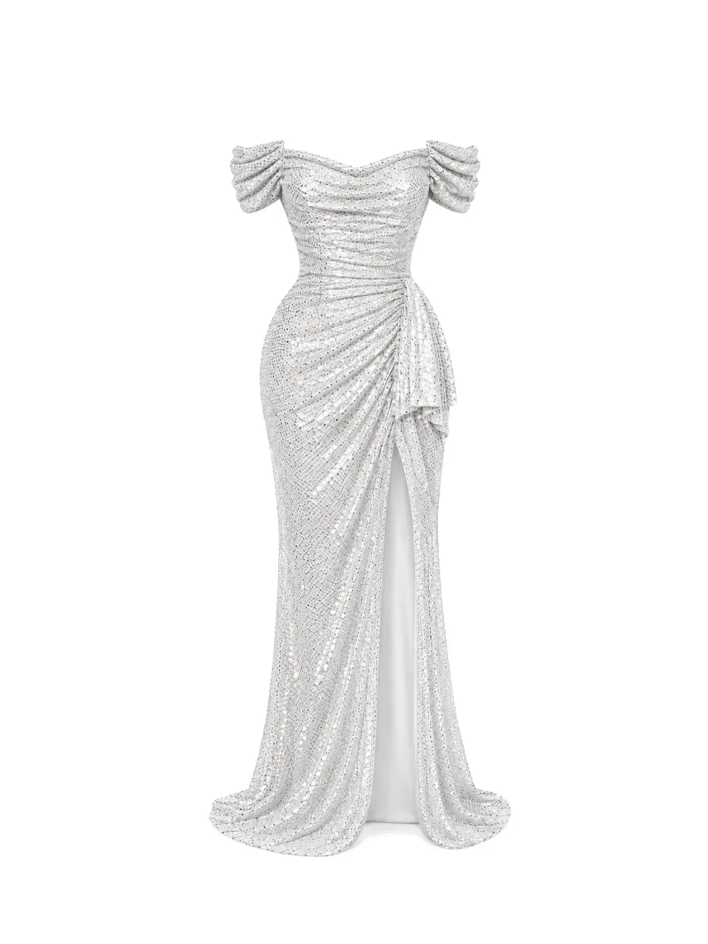 DRESS TERESA SILVER
