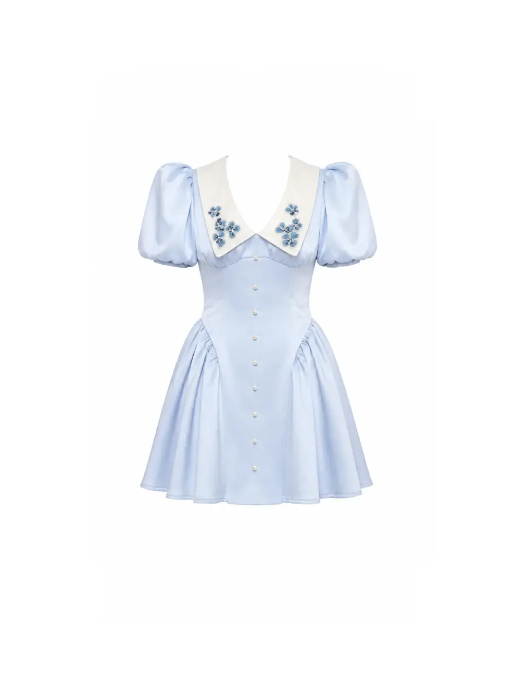 DRESS BELLA ROSE BLUE