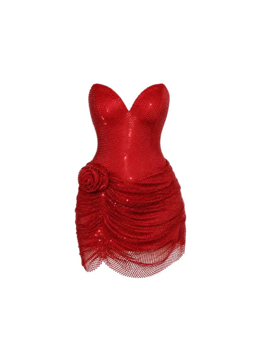 DRESS CARMEN RED